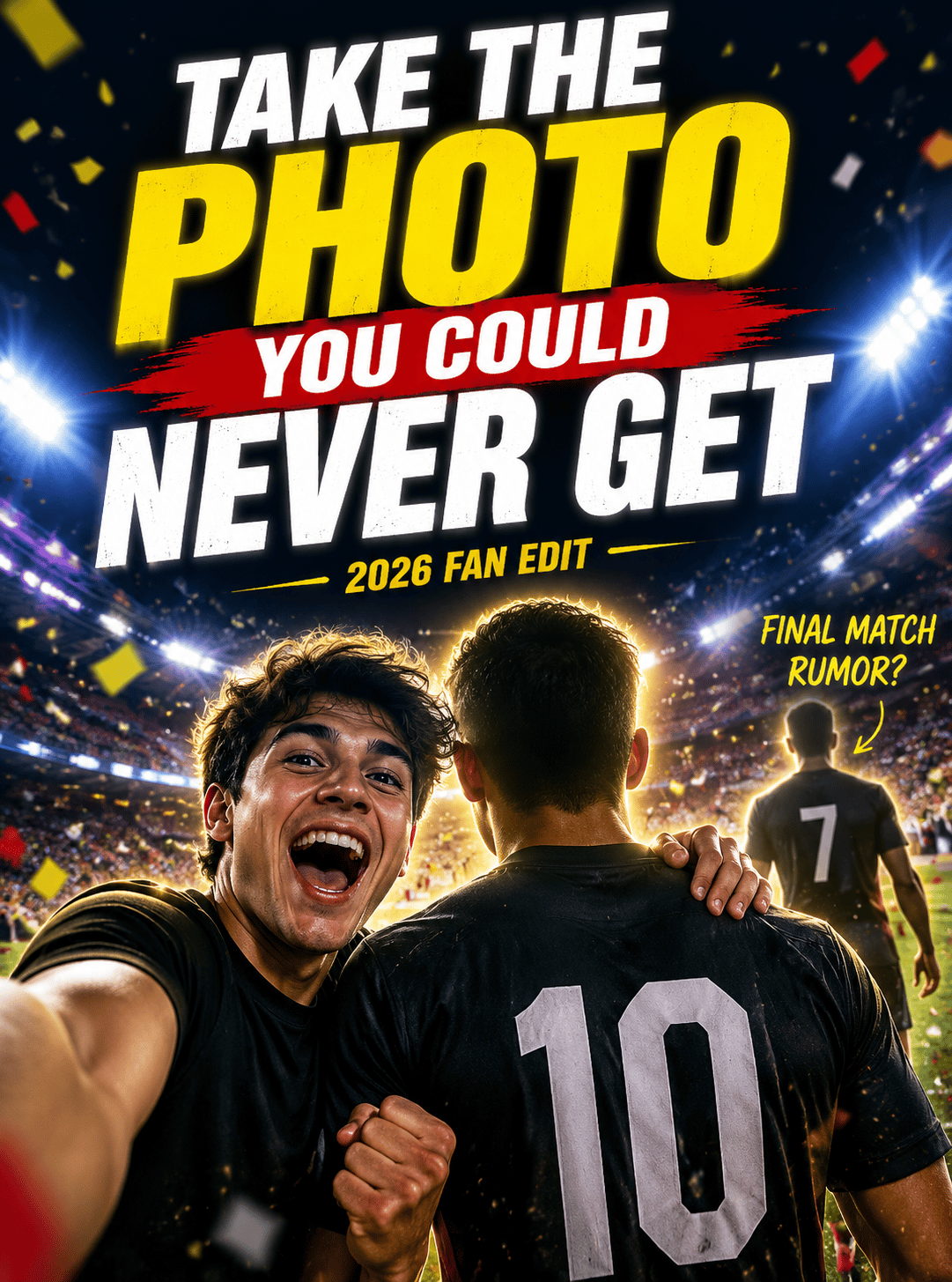 メッシやロナウドと同じ画面に入りたい？2026年W杯ファン編集の作り方