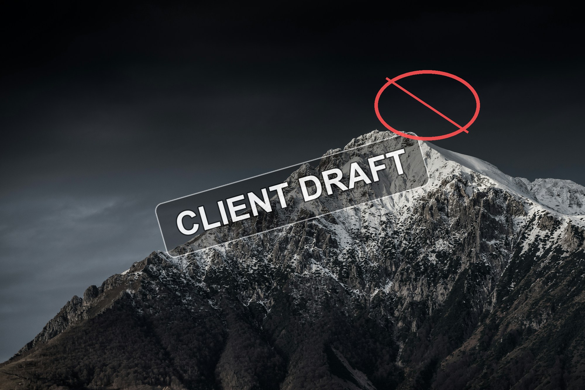 Remove marks from illustration drafts before