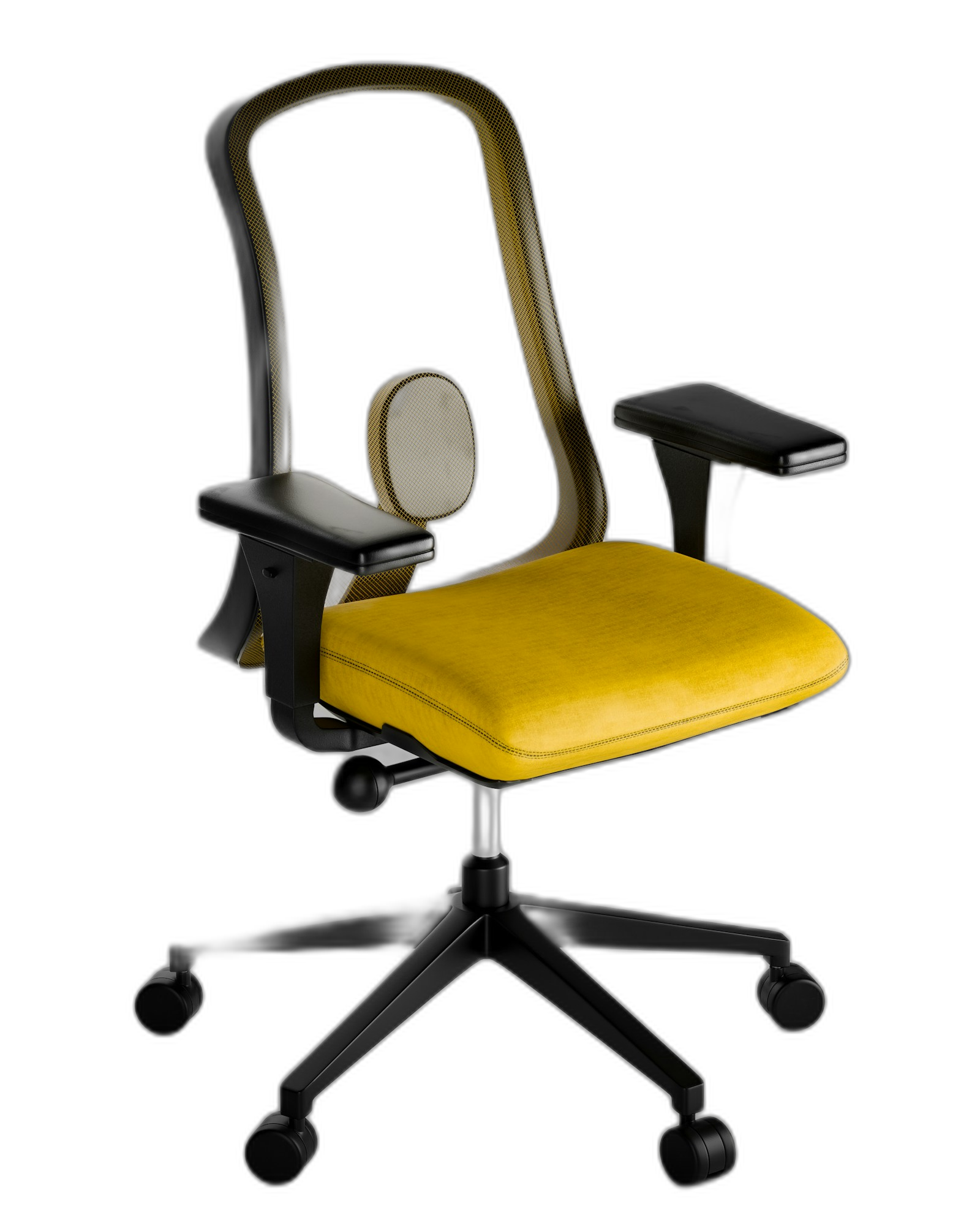 Cut a product chair out of its studio photo after