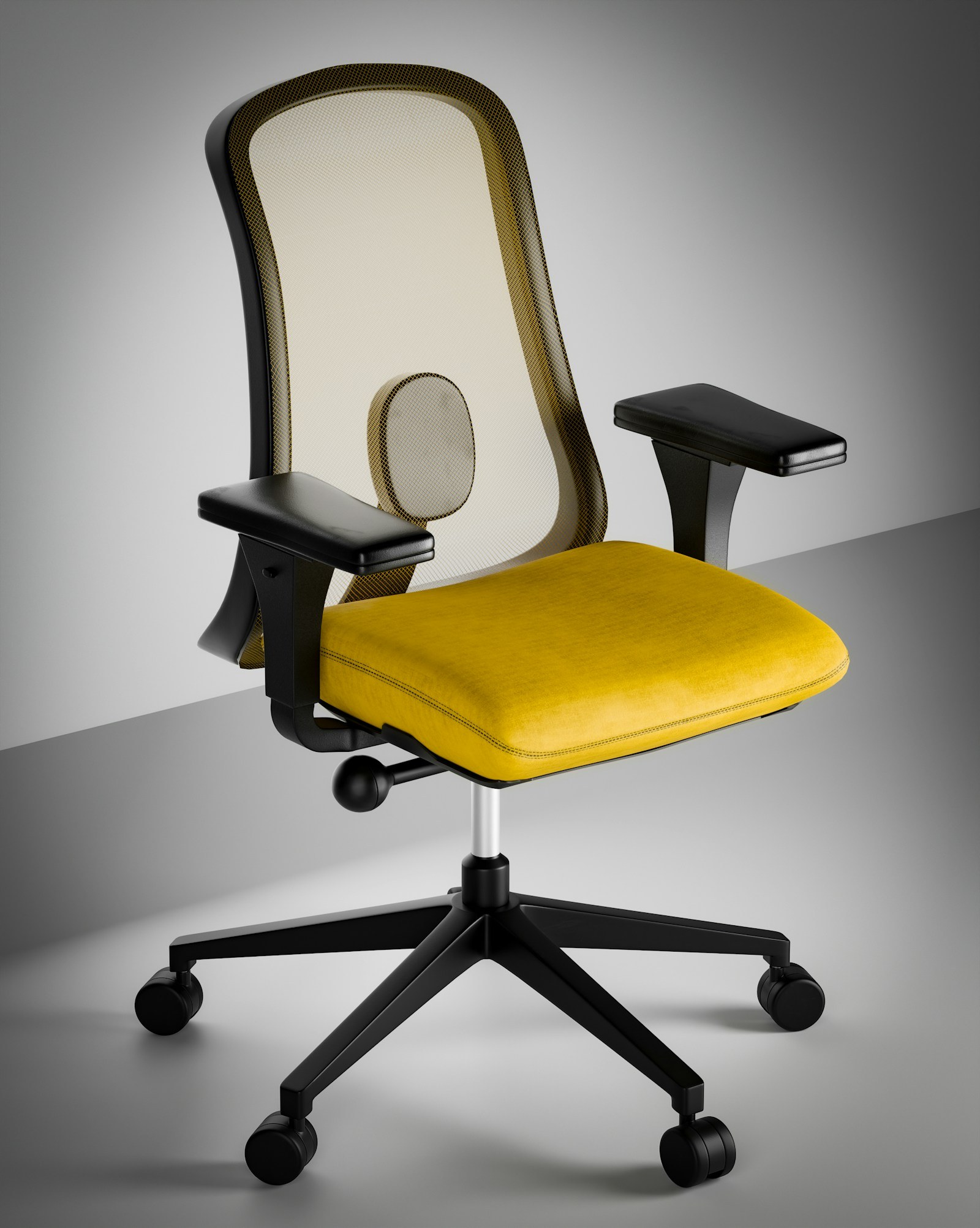 Cut a product chair out of its studio photo before